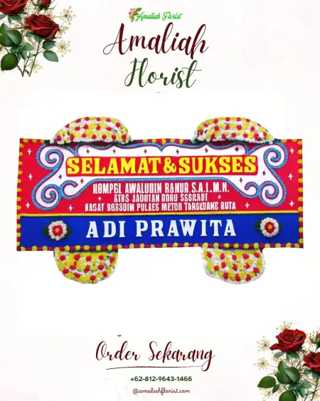 Papan Bunga Ucapan Selamat Panongan